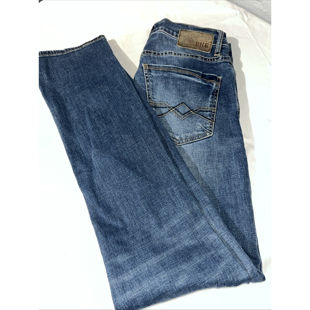 BKE ALEC mens Classic denim Jeans 30x31 Straight leg cotton stretch